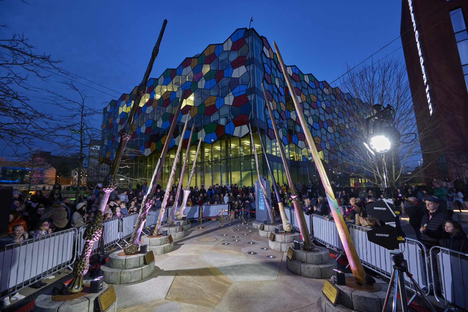 World Wizarding Wand Installation at Smithfield, Stoke-on-Trent